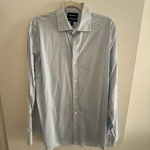 Bonobos Blue Dress Shirt Elegant Cotton Blend